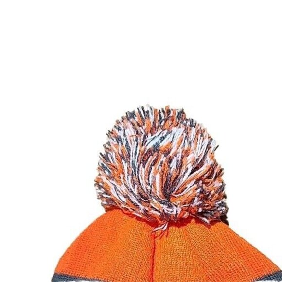 Fuse Stocking Cap Beanie Dear Pom Pom Orange - Picture 4 of 10